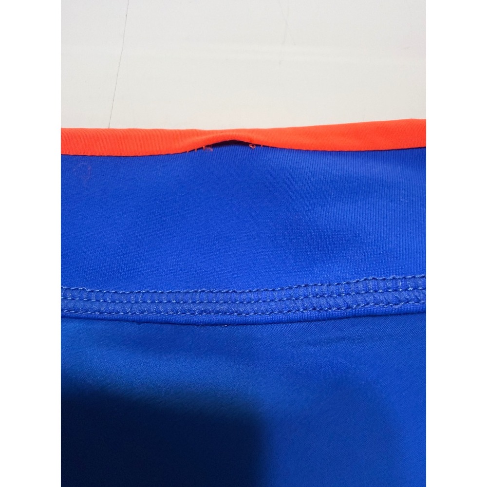 RLX Ralph Lauren Womens Royal Blue Orange Athletic Golf Tennis Skort Large - Picture 4 of 8